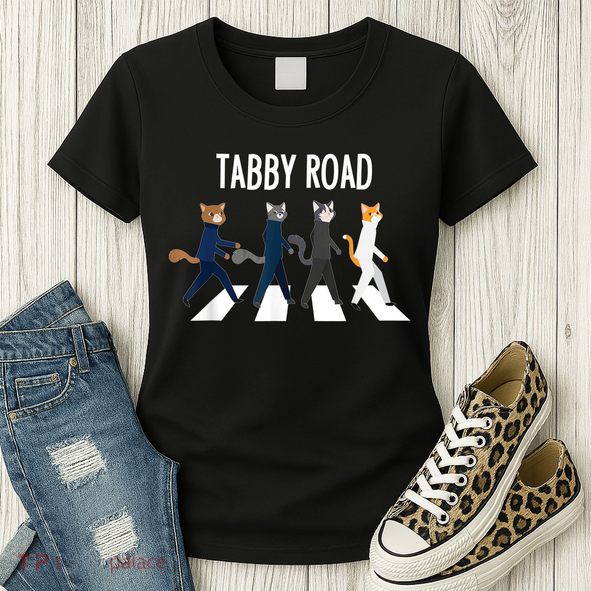 Tabby Road Cats Cat Lover Women's T-Shirt