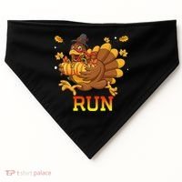 Turkey Run Costume Thanksgiving Running Turkey Trot USA-Made Doggie Bandana thumb 0
