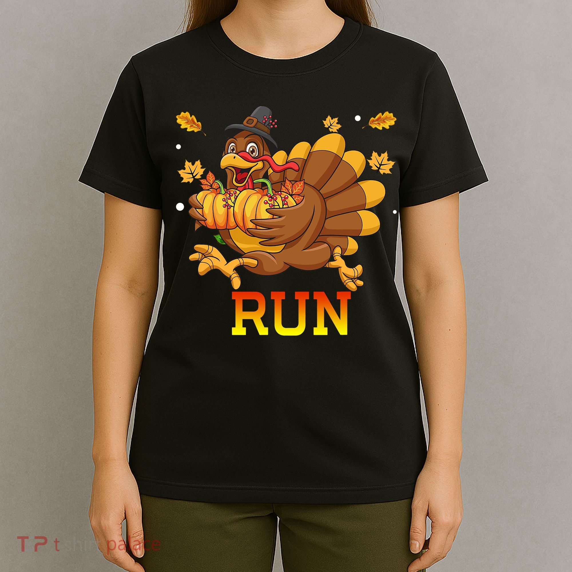 Turkey Run Costume Thanksgiving Running Turkey Trot T-Shirt