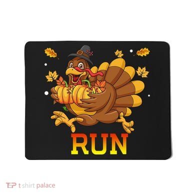 Turkey Run Costume Thanksgiving Running Turkey Trot Mousepad