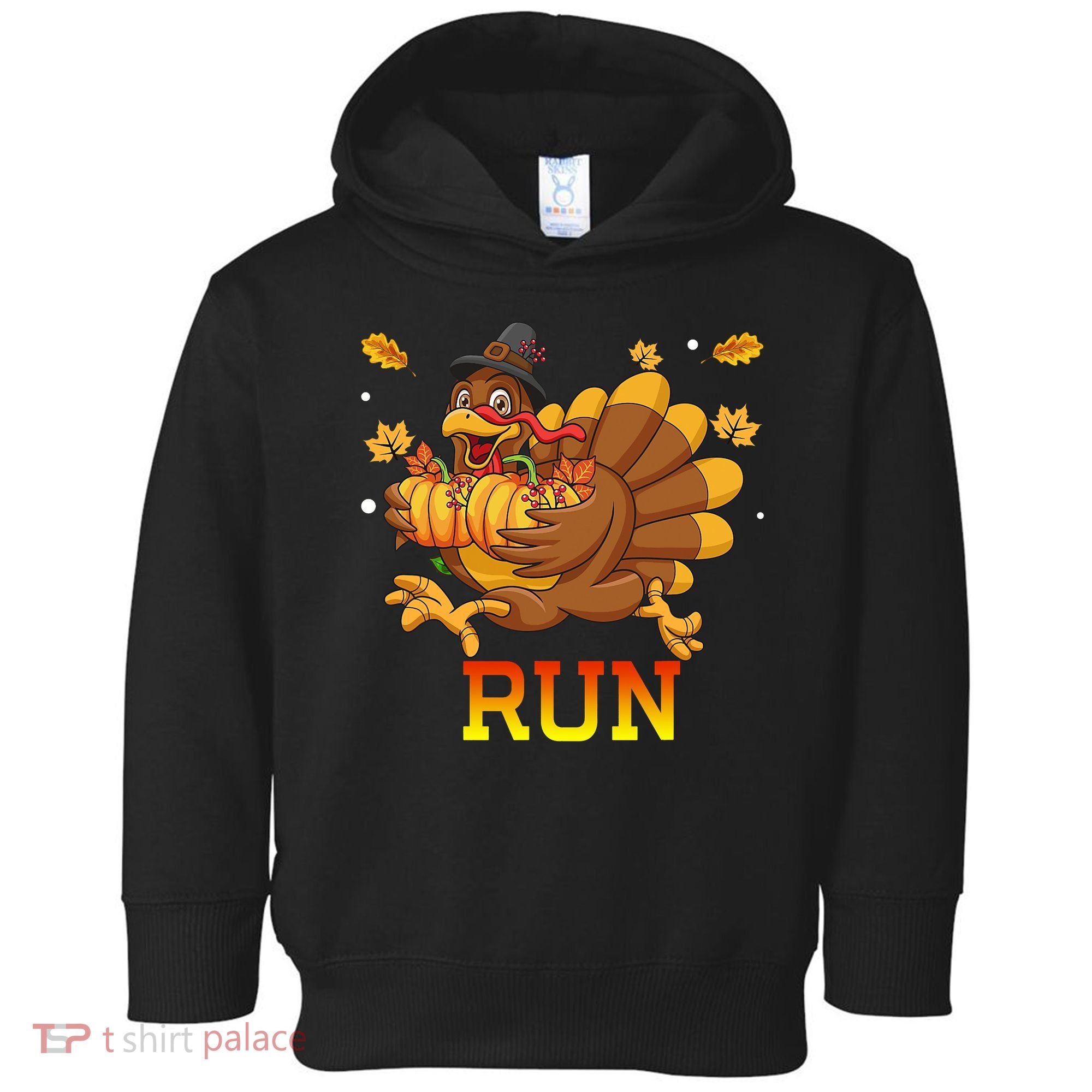 Turkey Run Costume Thanksgiving Running Turkey Trot Toddler Hoodie
