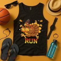 Turkey Run Costume Thanksgiving Running Turkey Trot Tank Top thumb 4