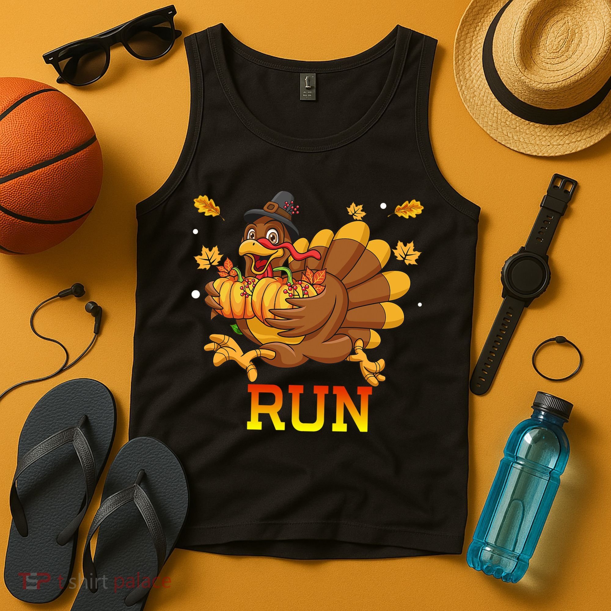 Turkey Run Costume Thanksgiving Running Turkey Trot Tank Top