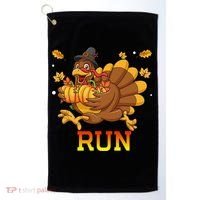 Turkey Run Costume Thanksgiving Running Turkey Trot Golf Towel thumb 0