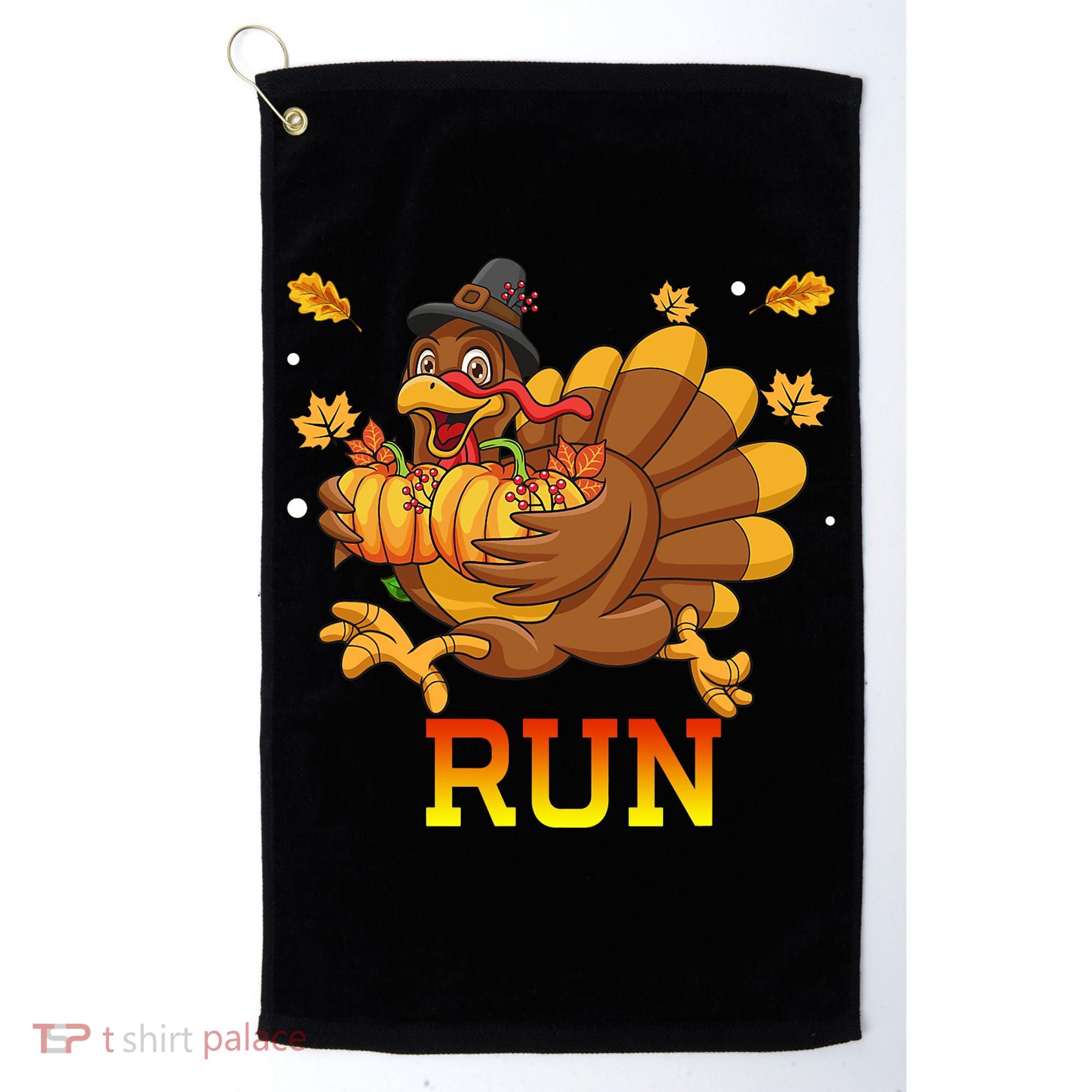 Turkey Run Costume Thanksgiving Running Turkey Trot Golf Towel