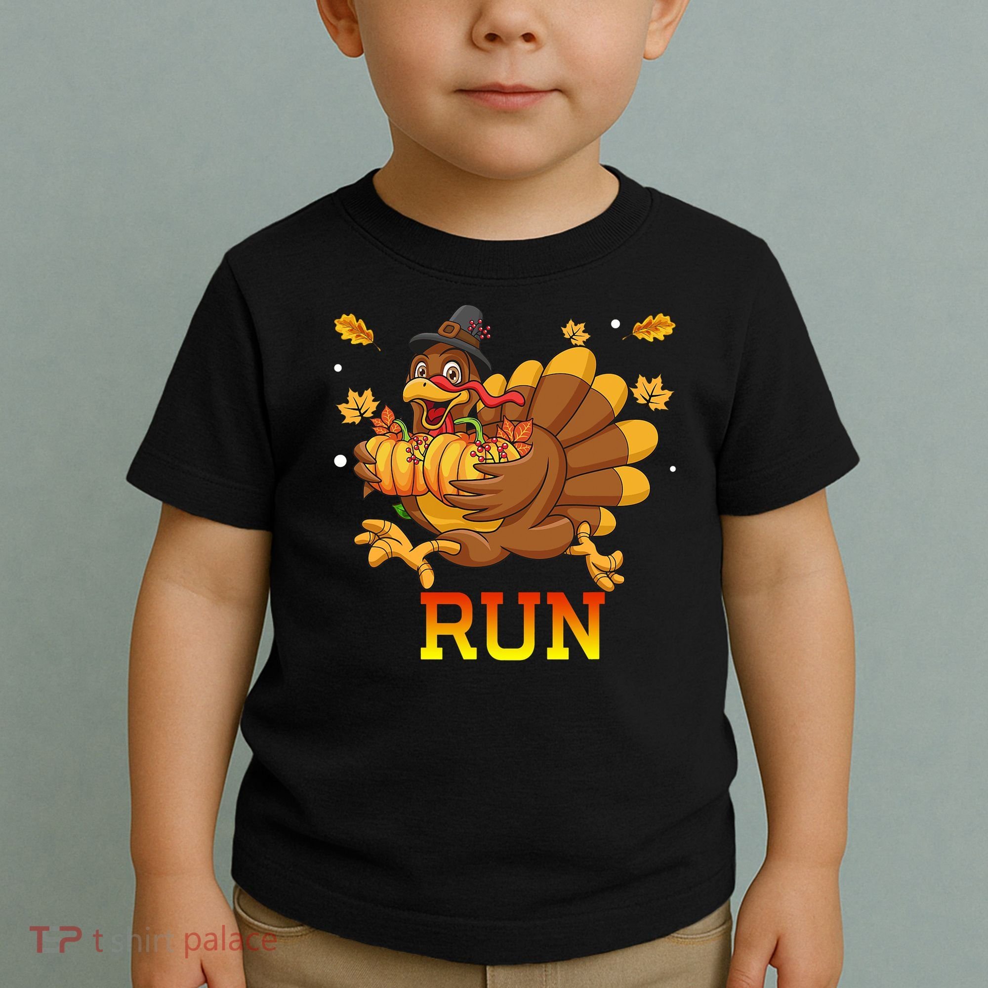 Turkey Run Costume Thanksgiving Running Turkey Trot Toddler T-Shirt