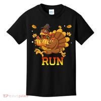 Turkey Run Costume Thanksgiving Running Turkey Trot Kids T-Shirt thumb 0