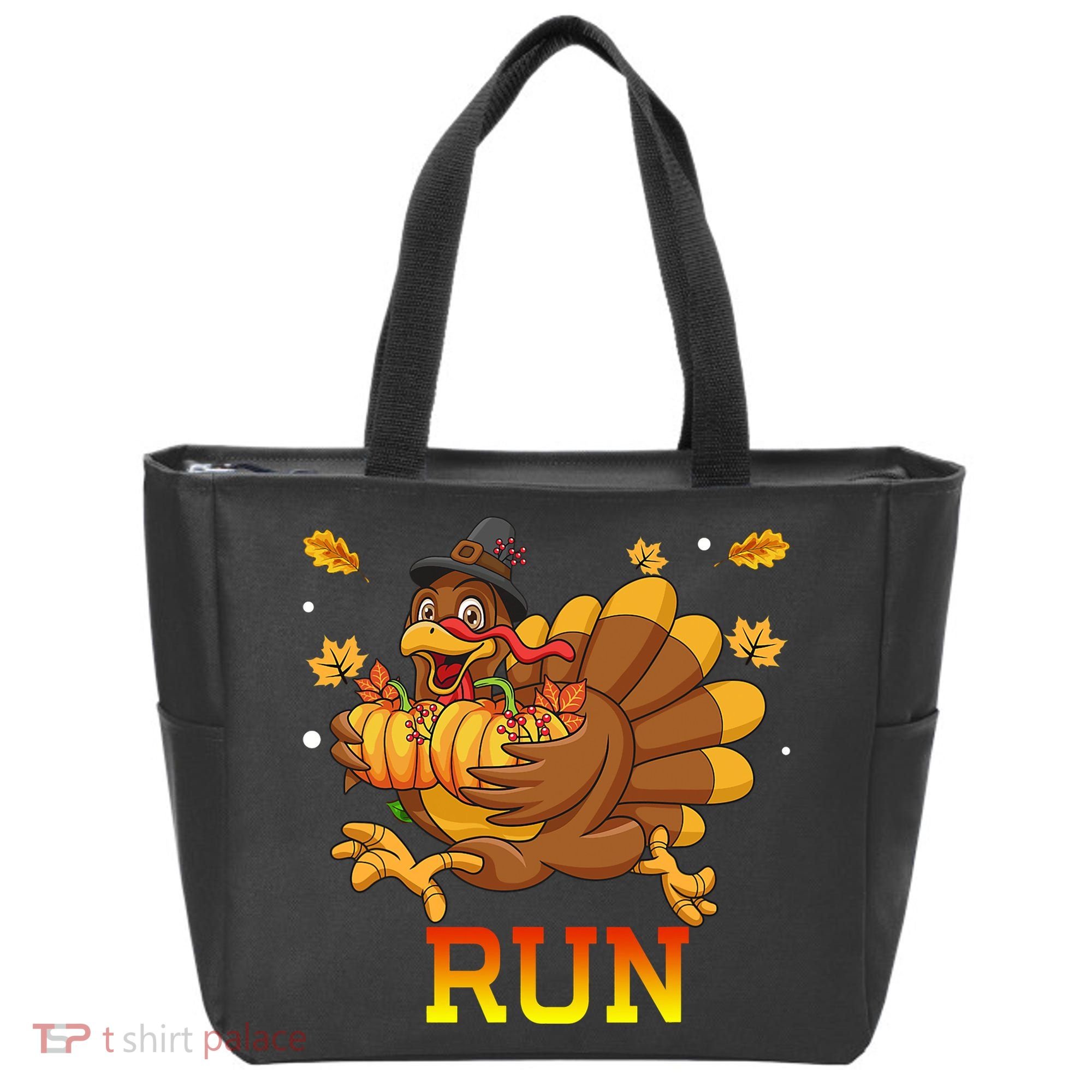 Turkey Run Costume Thanksgiving Running Turkey Trot Tote Bag