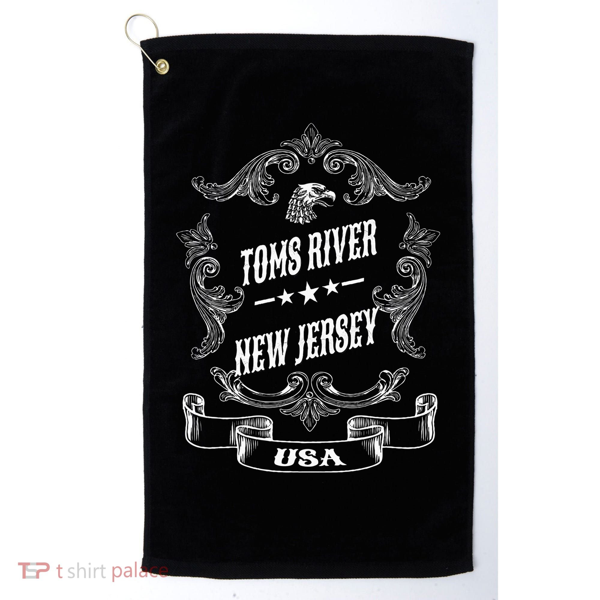Toms River City New Jersey Golf Towel