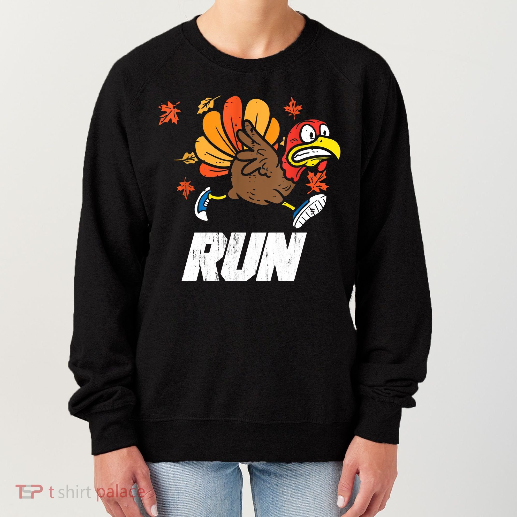 Turkey Run Costume Thanksgiving Running Turkey Trot Women's Sweatshirt