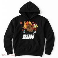 Turkey Run Costume Thanksgiving Running Turkey Trot Hoodie thumb 0