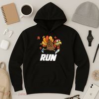 Turkey Run Costume Thanksgiving Running Turkey Trot Hoodie thumb 3