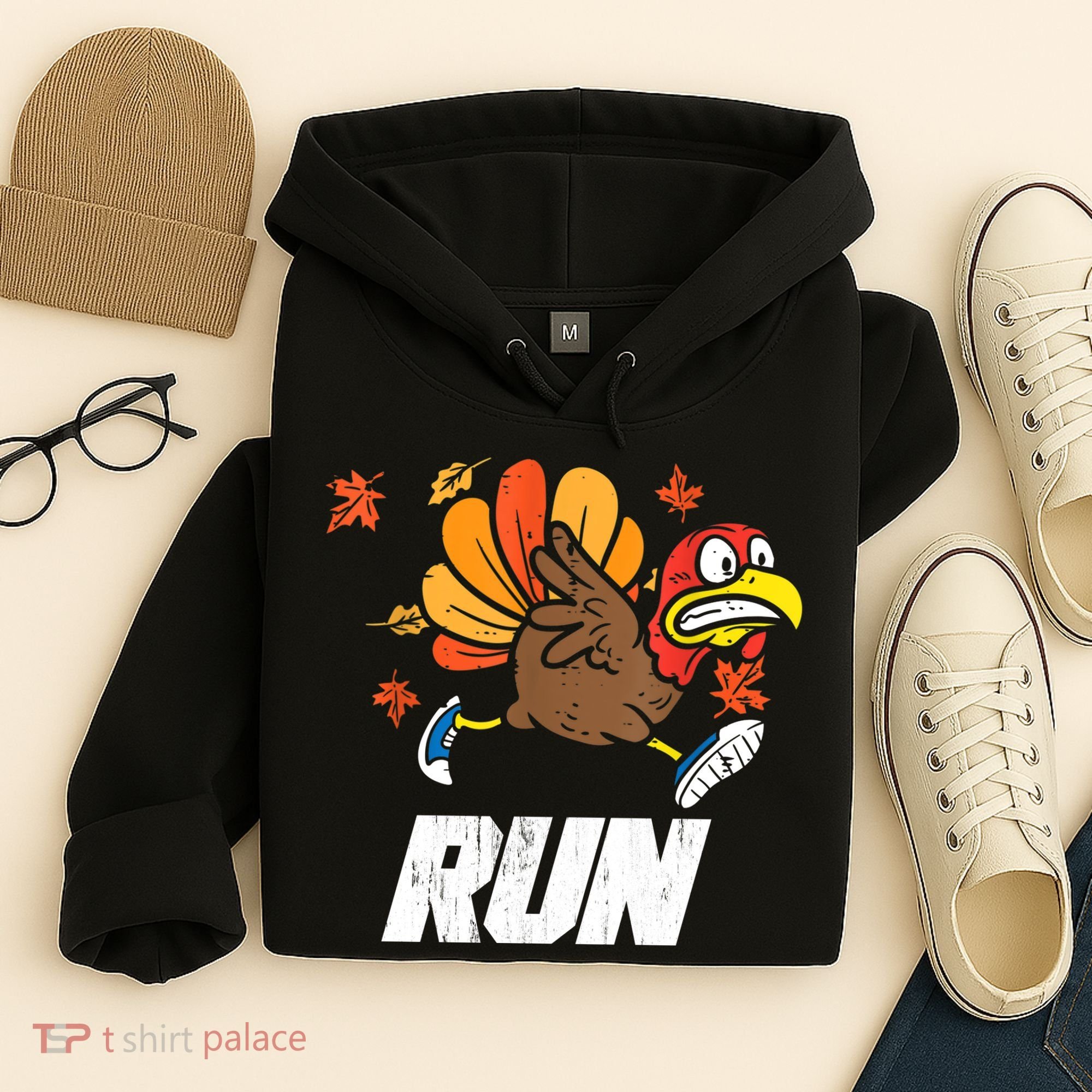 Turkey Run Costume Thanksgiving Running Turkey Trot Hoodie