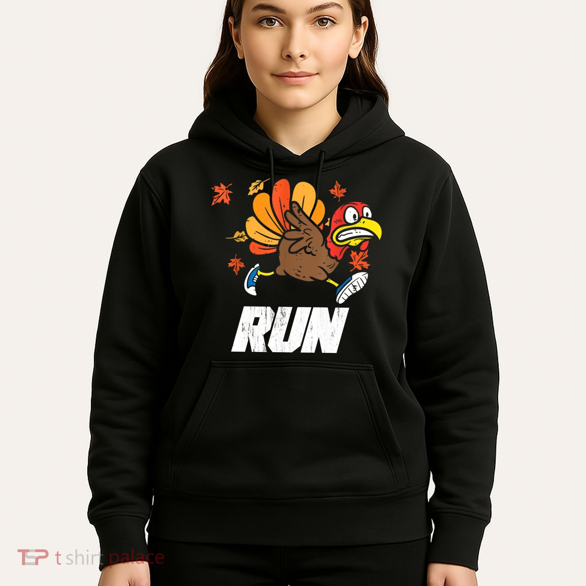 Turkey Run Costume Thanksgiving Running Turkey Trot Hoodie