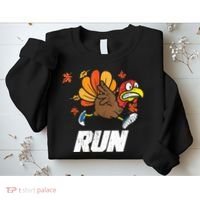 Turkey Run Costume Thanksgiving Running Turkey Trot Sweatshirt thumb 2
