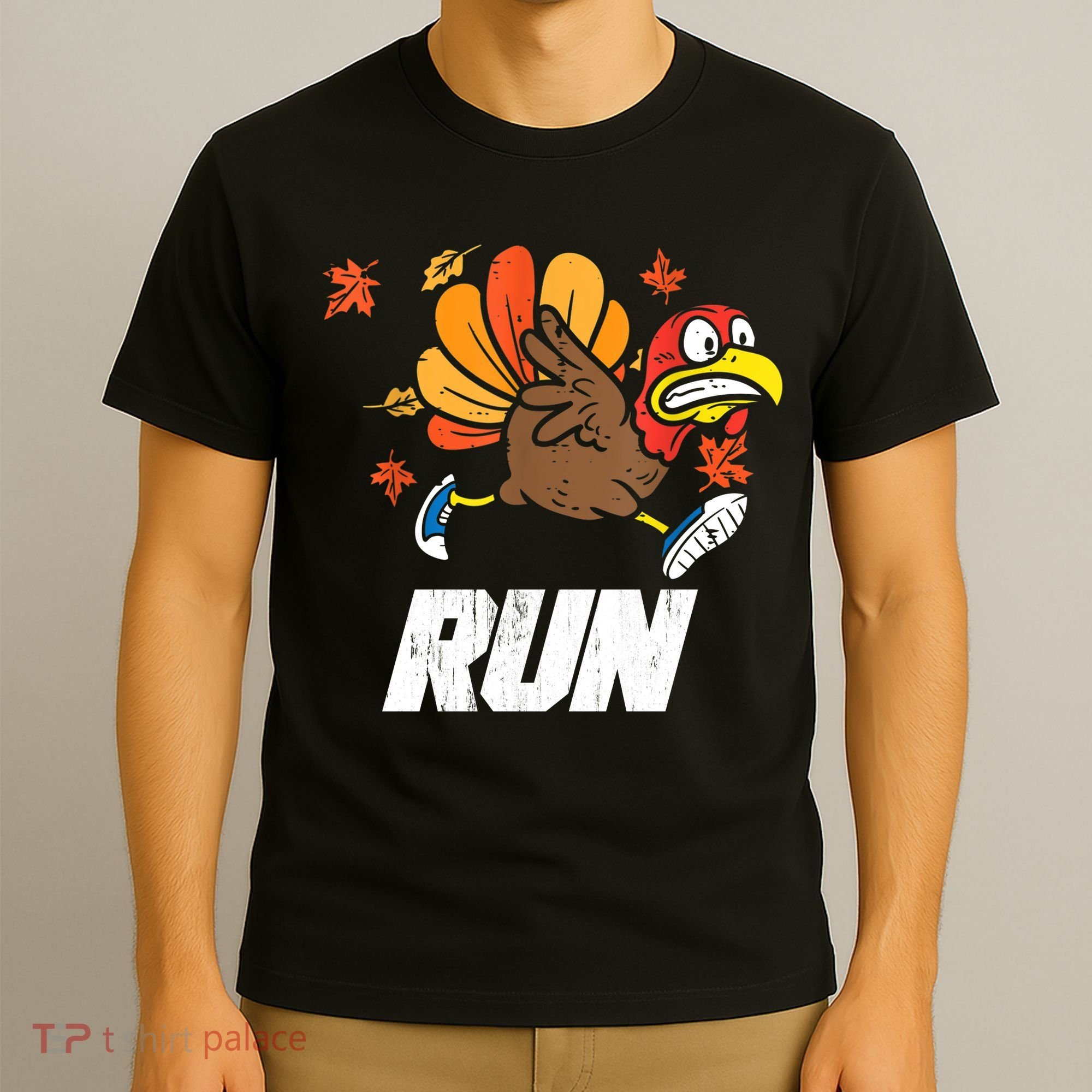 Turkey Run Costume Thanksgiving Running Turkey Trot T-Shirt