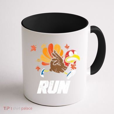 Turkey Run Costume Thanksgiving Running Turkey Trot Coffee Mug back