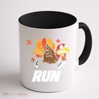 Turkey Run Costume Thanksgiving Running Turkey Trot Coffee Mug thumb 1
