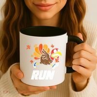 Turkey Run Costume Thanksgiving Running Turkey Trot Coffee Mug thumb 3