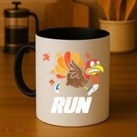 Turkey Run Costume Thanksgiving Running Turkey Trot Coffee Mug thumb 4
