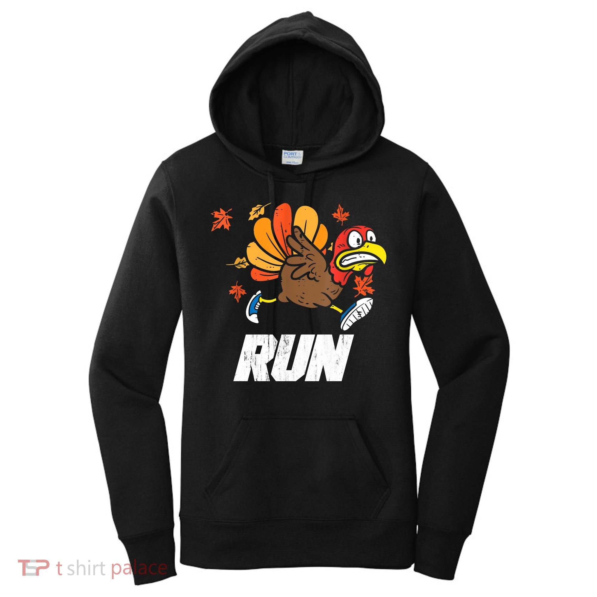 Turkey Run Costume Thanksgiving Running Turkey Trot Women's Hoodie