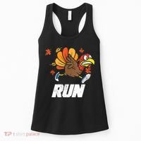 Turkey Run Costume Thanksgiving Running Turkey Trot Women's Tank Top thumb 0