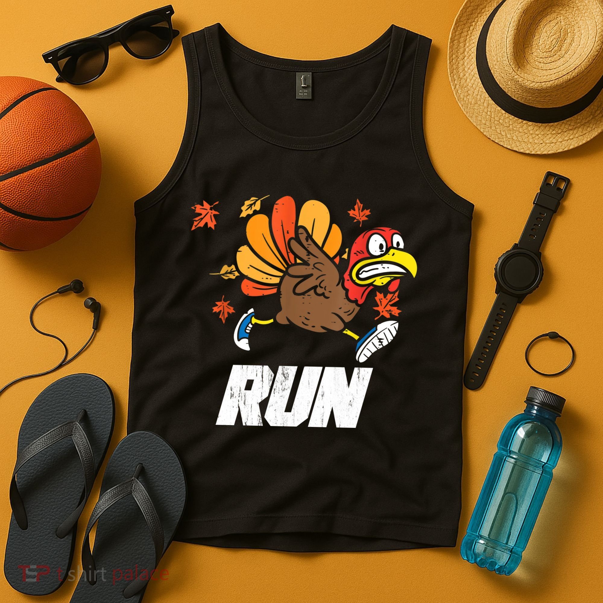 Turkey Run Costume Thanksgiving Running Turkey Trot Tank Top