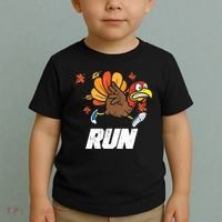 Turkey Run Costume Thanksgiving Running Turkey Trot Toddler T-Shirt thumb 2