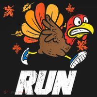 Turkey Run Costume Thanksgiving Running Turkey Trot Visor thumb 3
