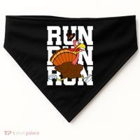 Turkey Run Costume Thanksgiving Running Turkey Trot USA-Made Doggie Bandana thumb 0