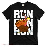Turkey Run Costume Thanksgiving Running Turkey Trot T-Shirt thumb 0