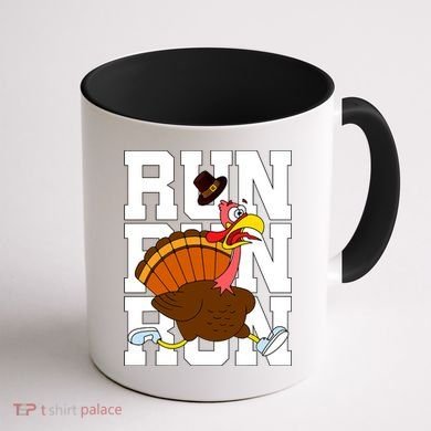 Turkey Run Costume Thanksgiving Running Turkey Trot Coffee Mug back
