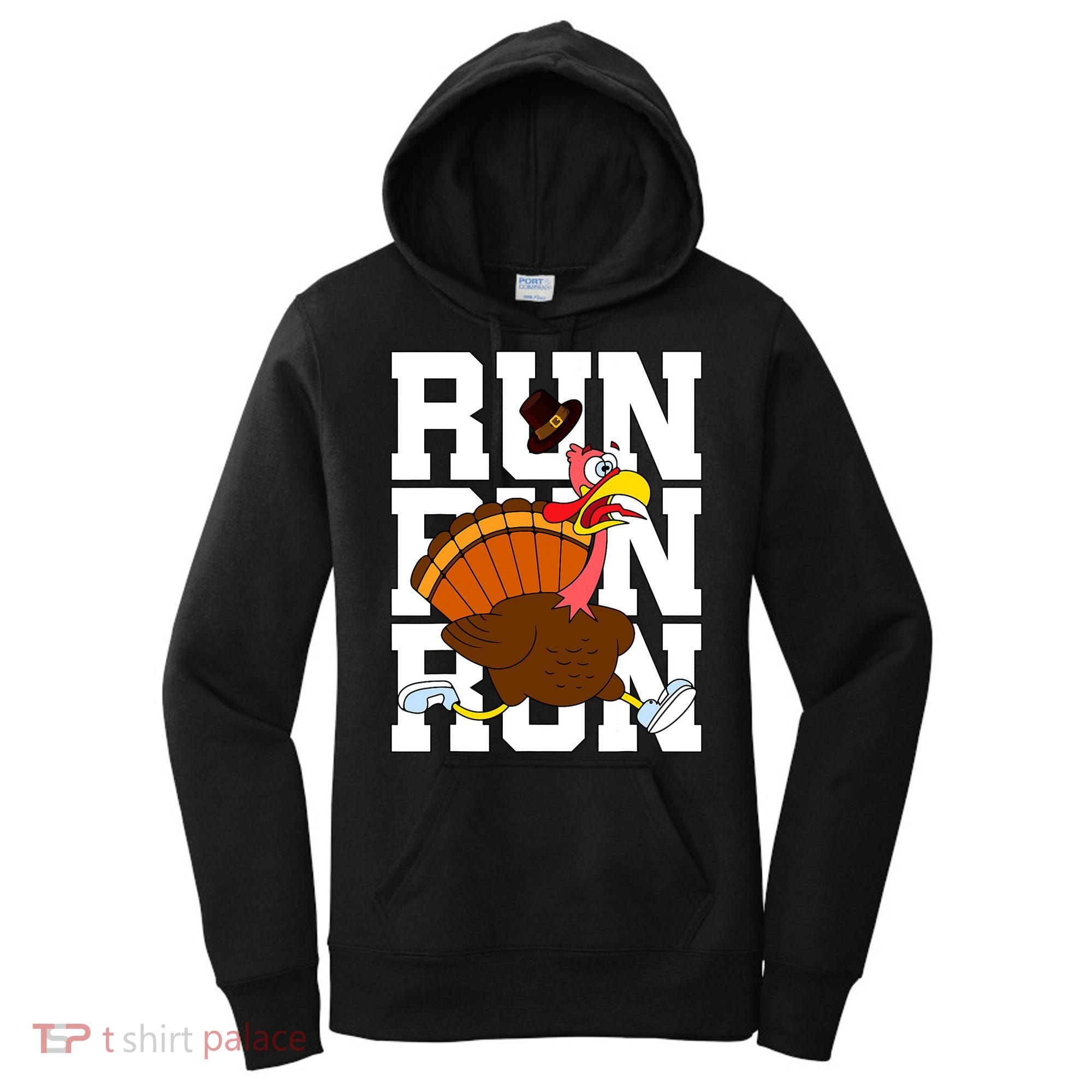 Turkey Run Costume Thanksgiving Running Turkey Trot Women's Hoodie