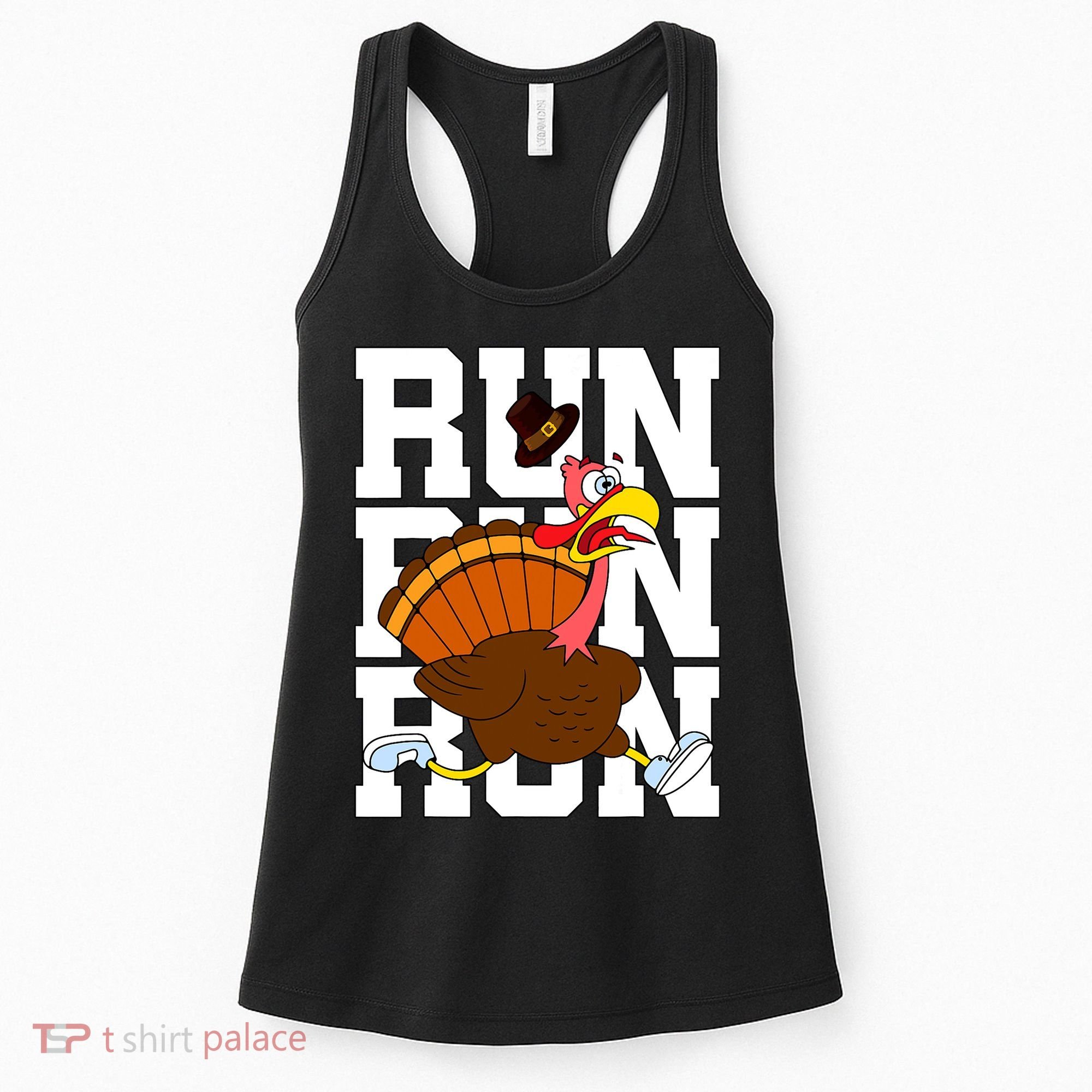 Turkey Run Costume Thanksgiving Running Turkey Trot Women's Tank Top