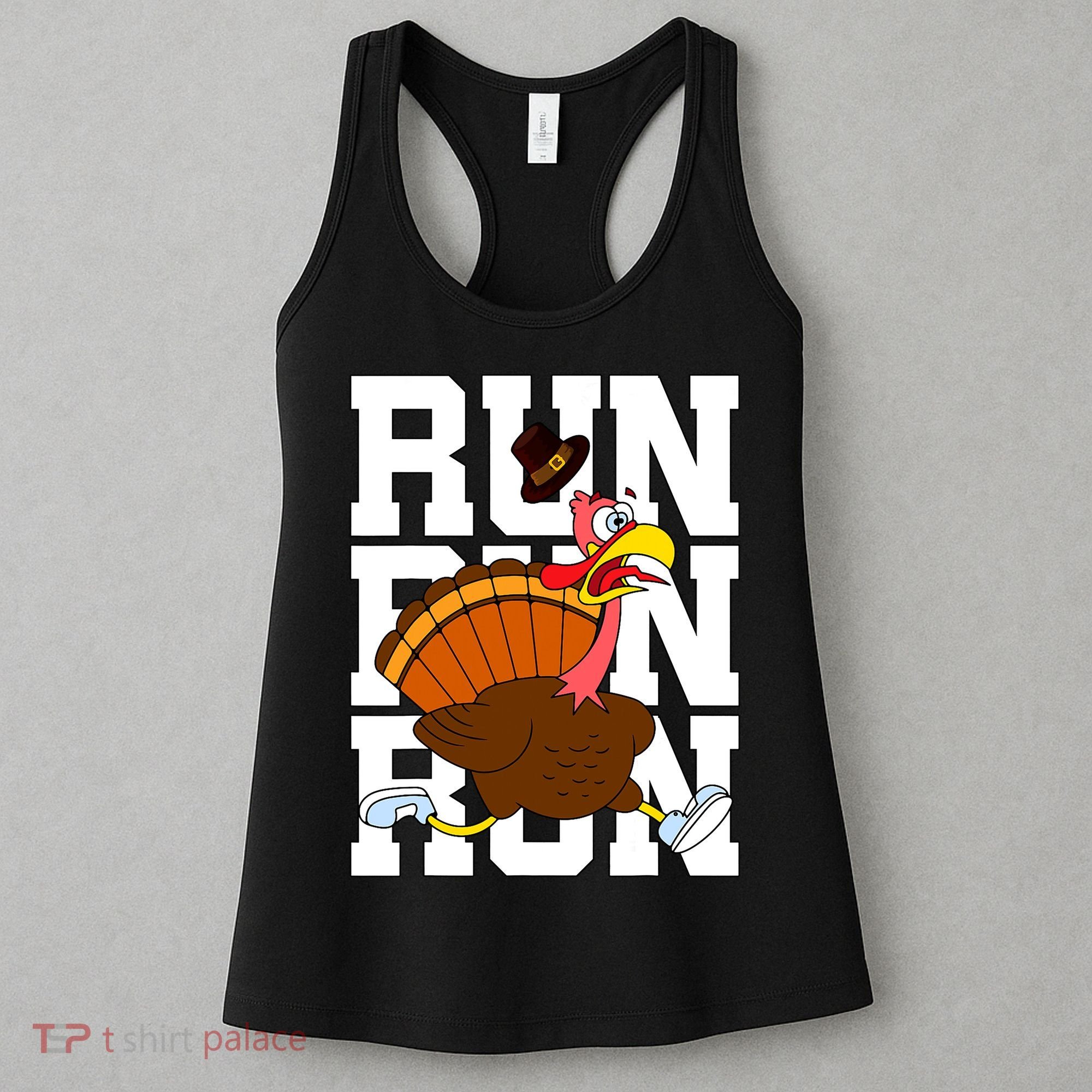 Turkey Run Costume Thanksgiving Running Turkey Trot Women's Tank Top