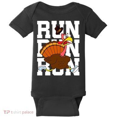 Turkey Run Costume Thanksgiving Running Turkey Trot Baby Bodysuit