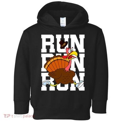 Turkey Run Costume Thanksgiving Running Turkey Trot Toddler Hoodie