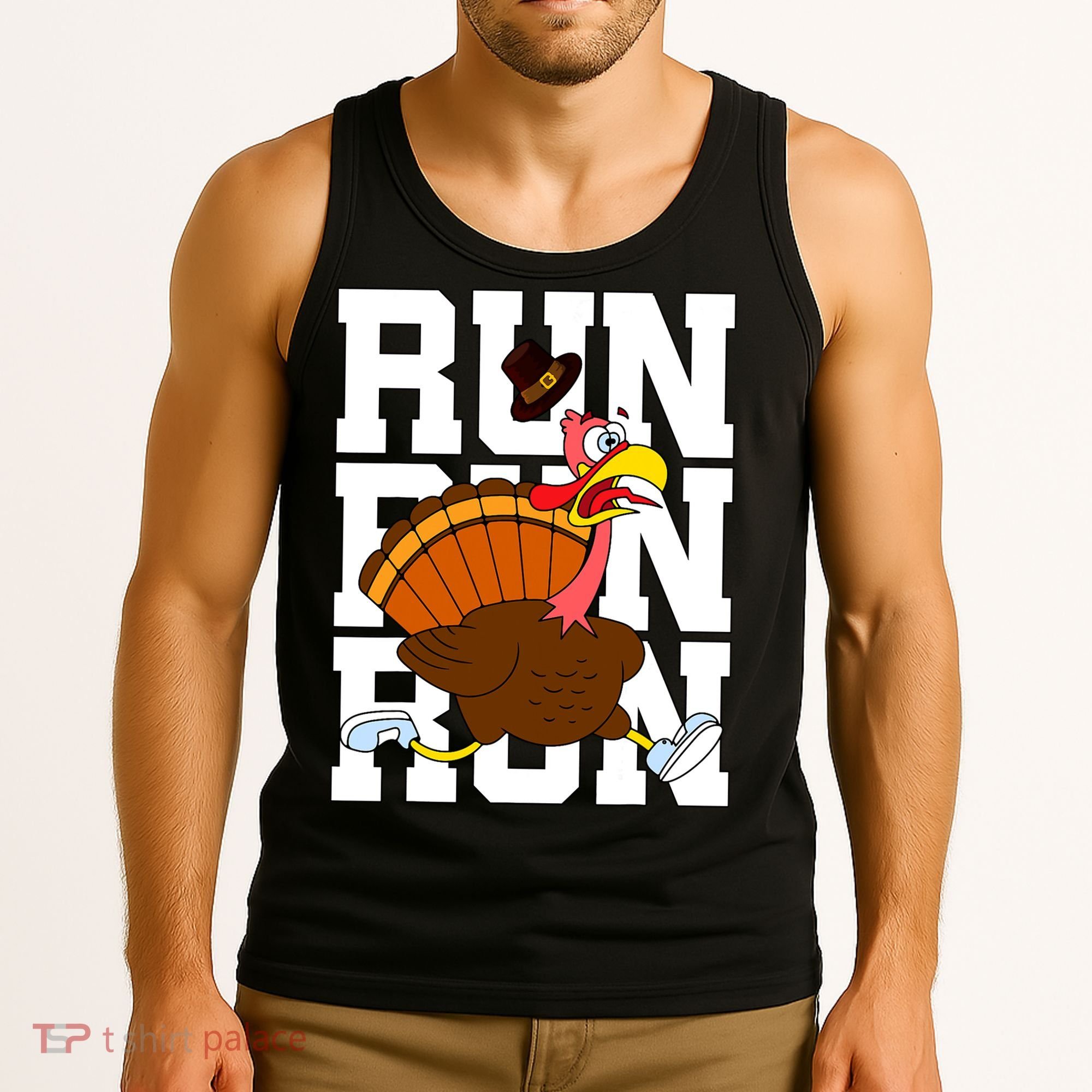 Turkey Run Costume Thanksgiving Running Turkey Trot Tank Top