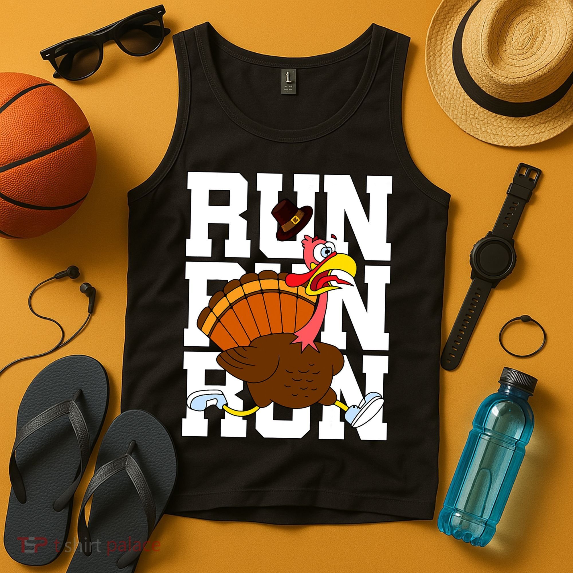 Turkey Run Costume Thanksgiving Running Turkey Trot Tank Top