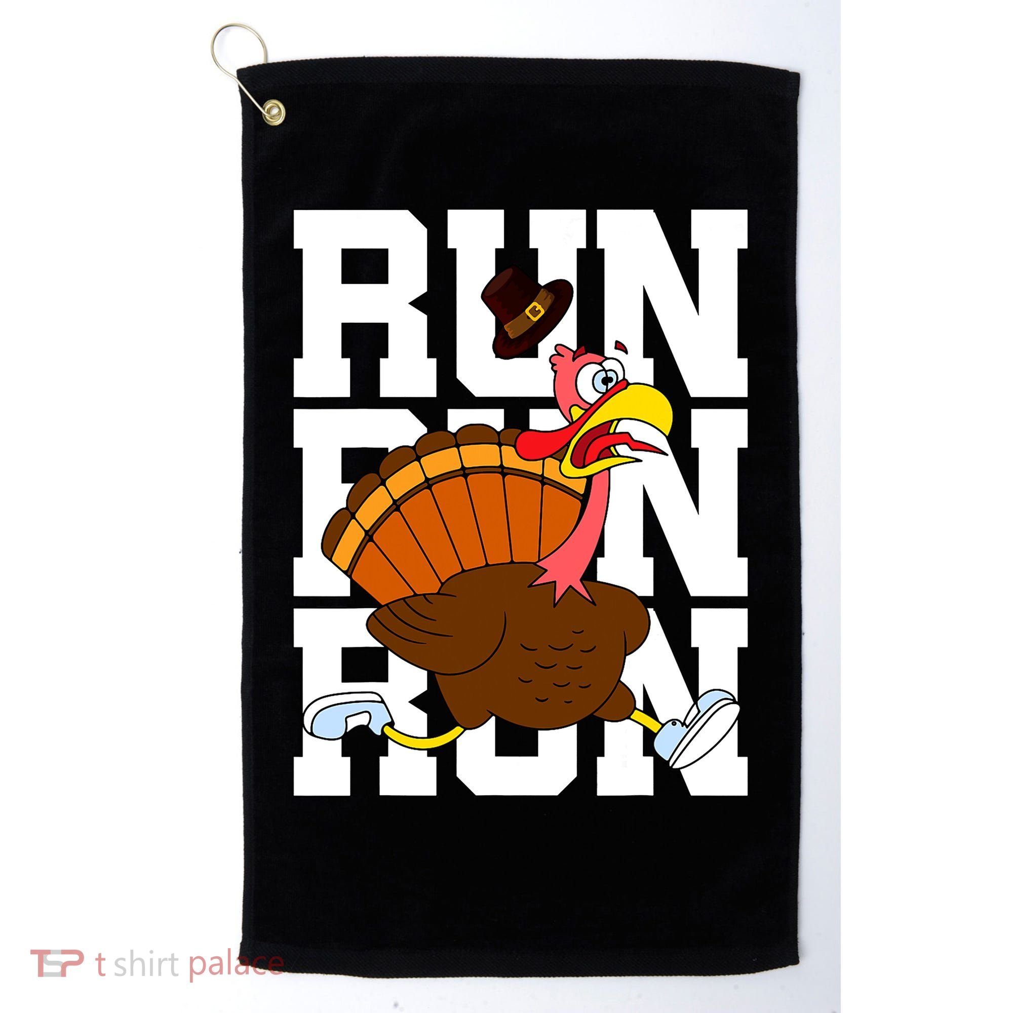 Turkey Run Costume Thanksgiving Running Turkey Trot Golf Towel