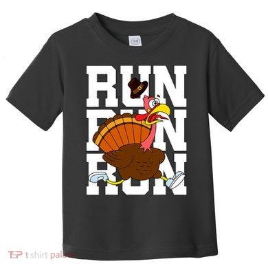 Turkey Run Costume Thanksgiving Running Turkey Trot Toddler T-Shirt