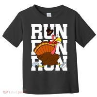 Turkey Run Costume Thanksgiving Running Turkey Trot Toddler T-Shirt thumb 0