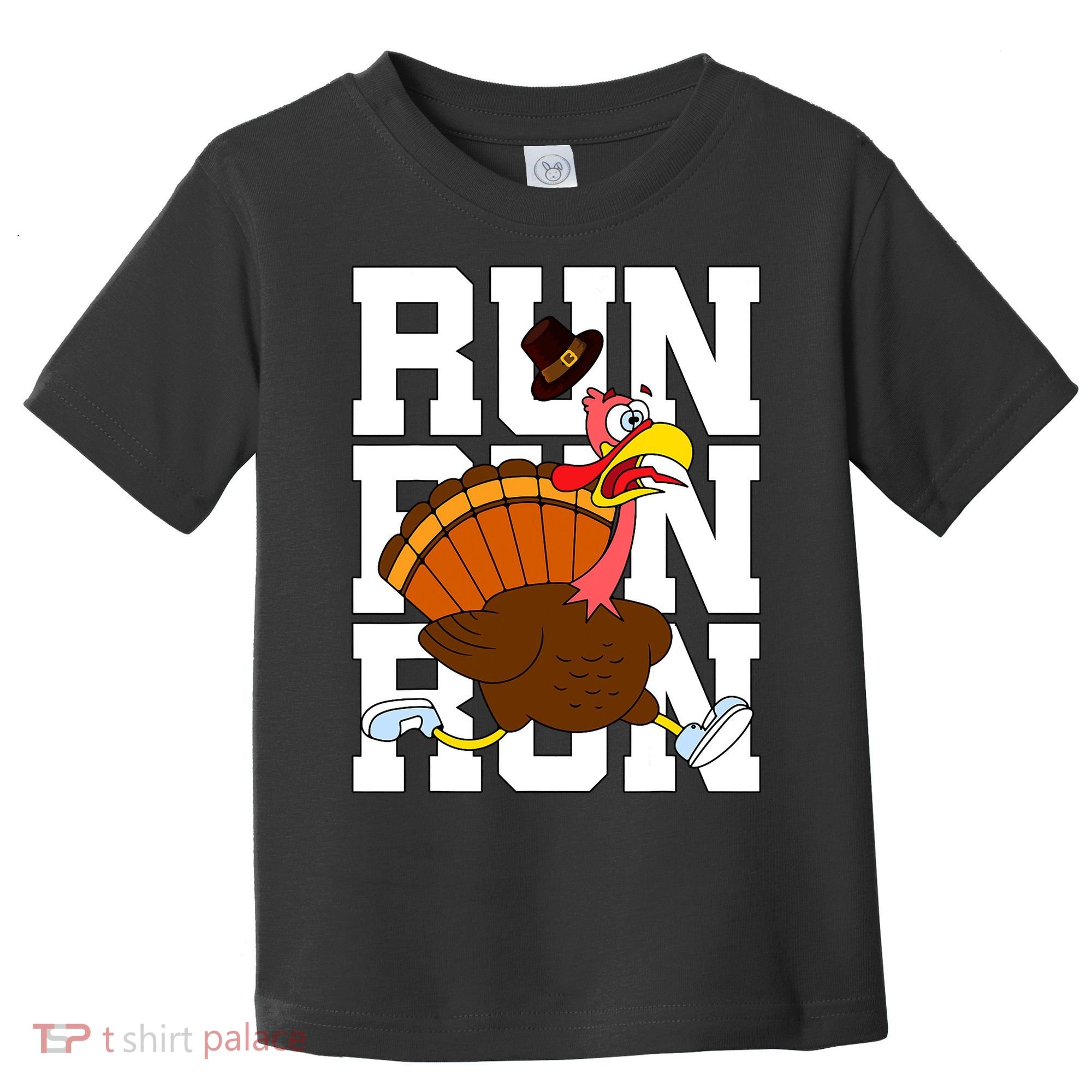 Turkey Run Costume Thanksgiving Running Turkey Trot Toddler T-Shirt