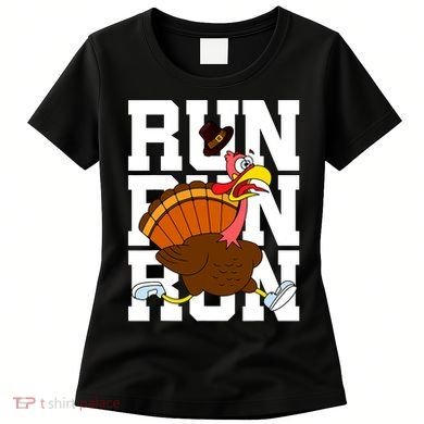 Turkey Run Costume Thanksgiving Running Turkey Trot Women's T-Shirt