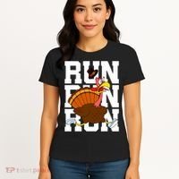 Turkey Run Costume Thanksgiving Running Turkey Trot Women's T-Shirt thumb 4