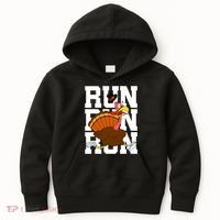 Turkey Run Costume Thanksgiving Running Turkey Trot Kids Hoodie thumb 0
