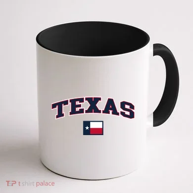 Texas Retro Design Coffee Mug back