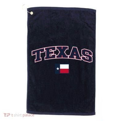 Texas Retro Design Golf Towel