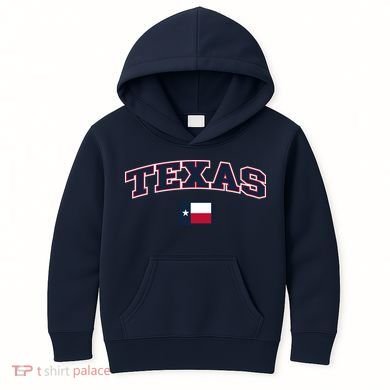Texas Retro Design Kids Hoodie