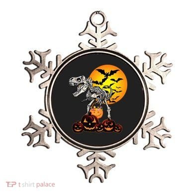 T Rex Dinosaur Skeleton Scary Halloween Pumpkin Gift Ornament